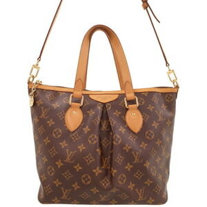 Louis Vuitton Monogram Leather Brown Palermo Bag